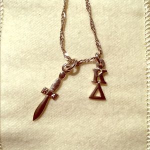 Kappa Delta pendant and Dagger pendant