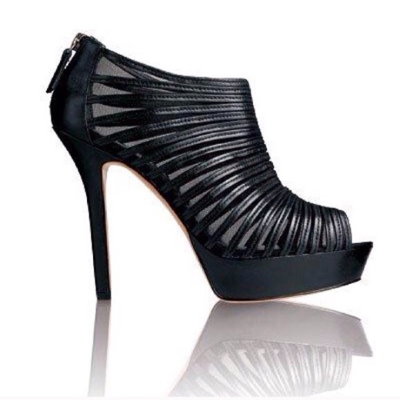 Nine West peep toe booties