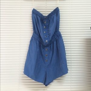 F21 Royal blue romper