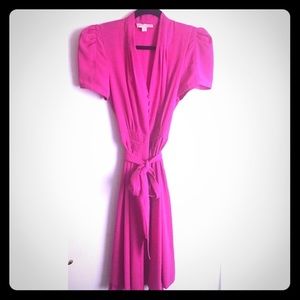 Betsey Johnson Fuchsia '40s Frock Dress Size 10