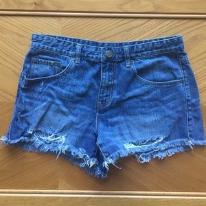 BDG High Waisted Denim Shorts