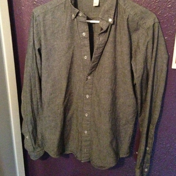 chambray button up
