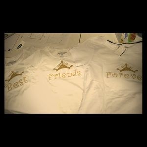 Tshirt BFF Embroidery