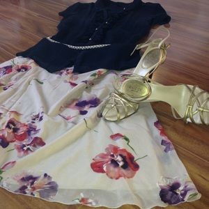 Blumarine silk skirt