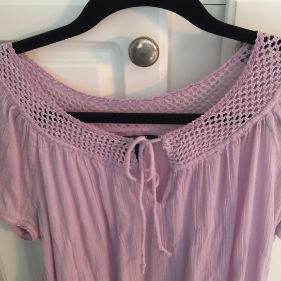 SOLD !!!!!!!!!Lucky brand see thru tee size med - Picture 2 of 2