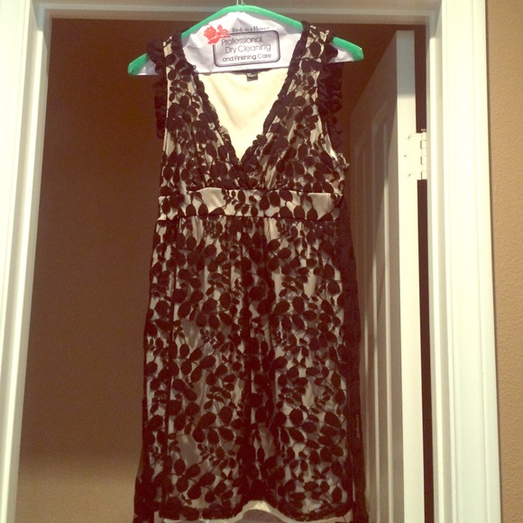 Black and White lace dress
