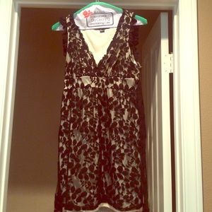 Black and White lace dress