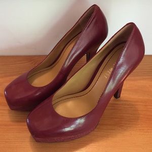 Size 5 Red Leather Heels