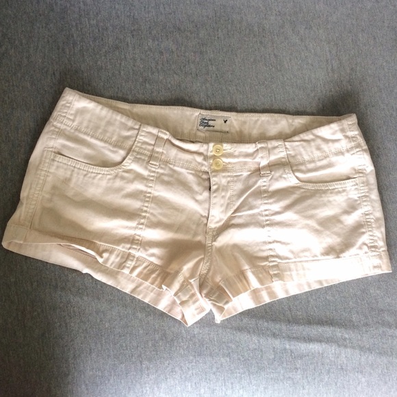 Light Tan Twill Shorties