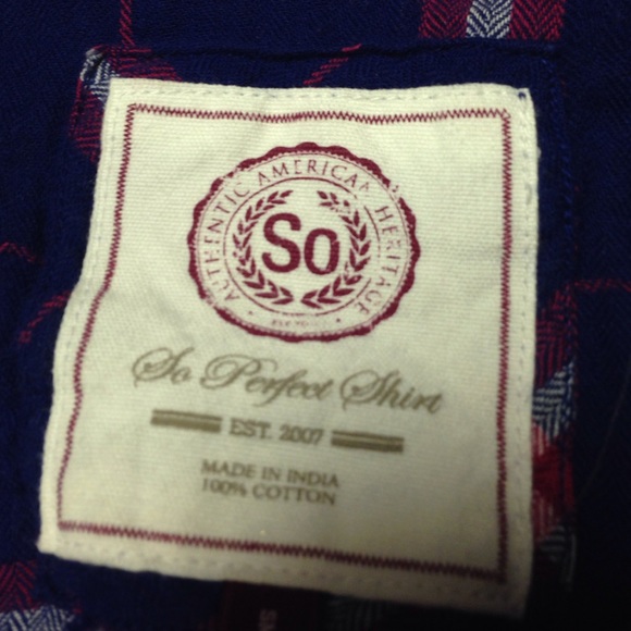 flannel top - Picture 3 of 4