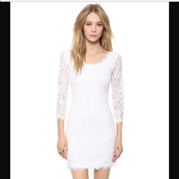 DVF zarita lace dress