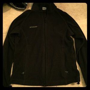black Columbia fleece
