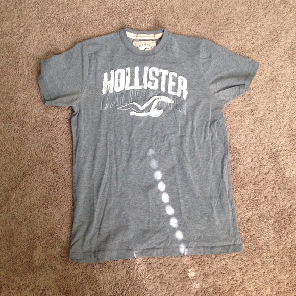 Men's Hollister shirt gray large