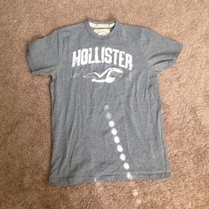 Men's Hollister shirt gray large