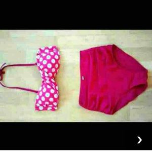 New PINK vintage bathing suit!!!