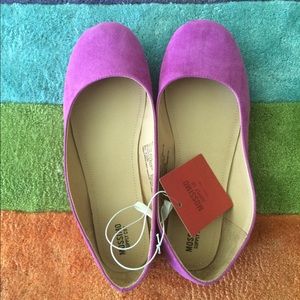 Pretty Purple Target Flats NWT