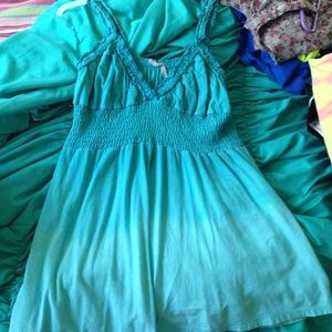 ombré blue tank top