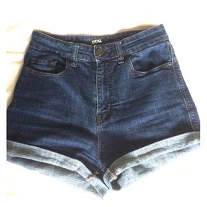 BDG High Rise denim shorts
