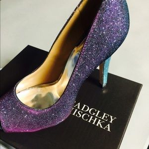 Badgley Mischka color shifting shoes