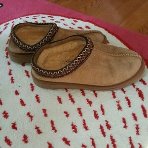 Brown Ugg slippers