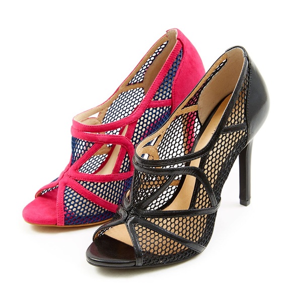 👠Mesh Cut-Out Suede Ankle Booties Colorblocking💋 - Picture 4 of 4