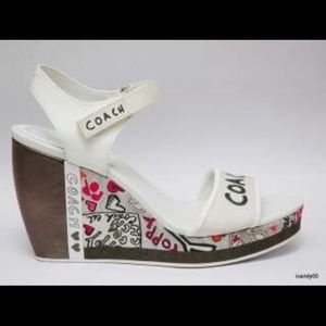 Coach Poppy Wedges