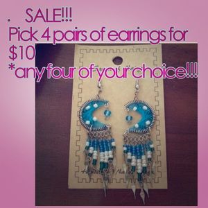 Earrings (set of 4)