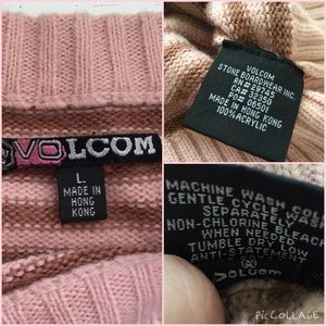 Volcom Sweaters - ⢠Pink & Mauve Striped Sweater ⢠Volcom Sweaters - ⢠Pink & Mauve Striped Sweater â˘