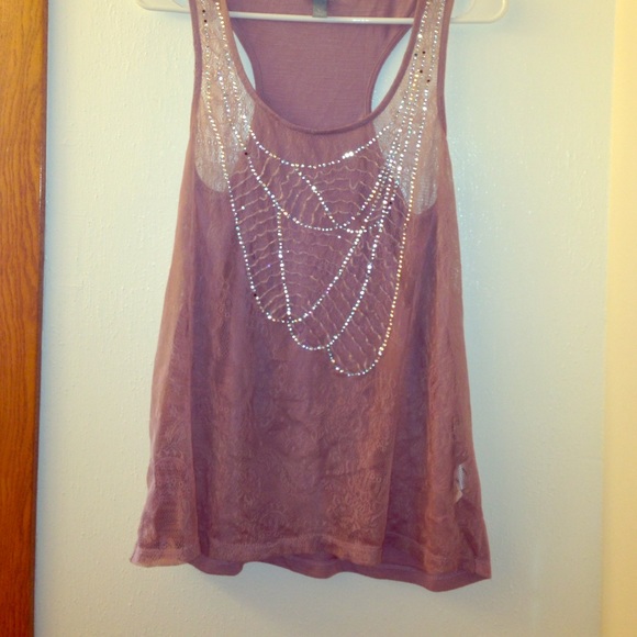 Purple tank top