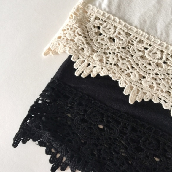 LACED SHORT EXTENDER || SEE BELOW FOR COLOR/SIZES - Picture 4 of 4