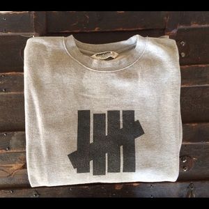 Undefeated Five-Strike Pullover in Grey