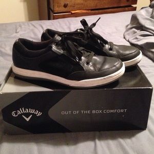 Men's Black Callaway Golf Shoes
