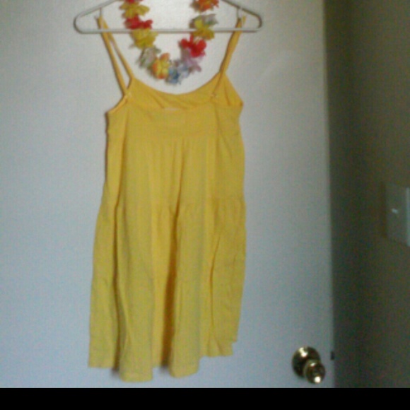 DONATEDYellow mini dress/tunic/cover-up - Picture 2 of 2