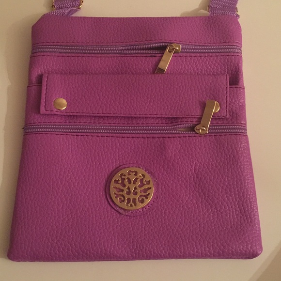 Purple and Gold handbag