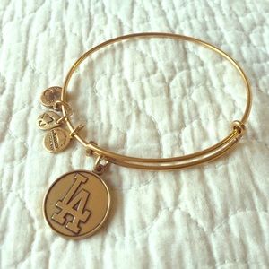 Alex and Ani Los Angeles bangle , Gold finish