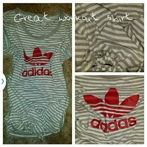 Adidas drawstring top