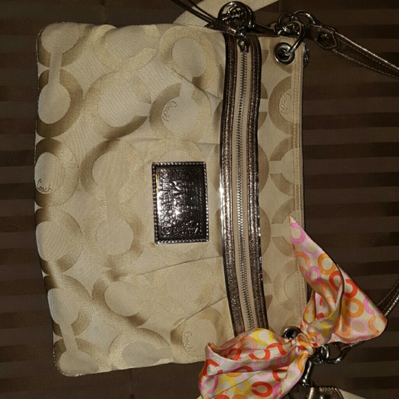 Authentic coach crossbody & coach pony scarf