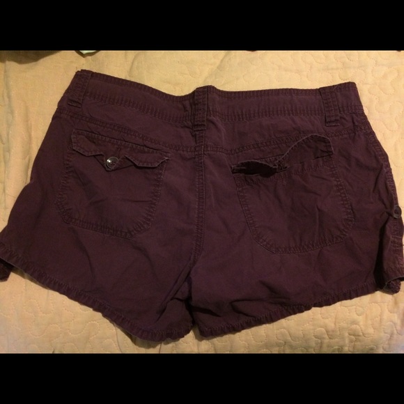 purple shorts. button missing - Picture 2 of 2