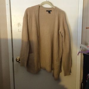 Forever 21 tan cardigan (ON HOLD)