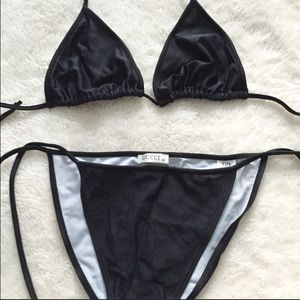 Black "Faux" Looks Like Gucci NEW Bikini👙✨