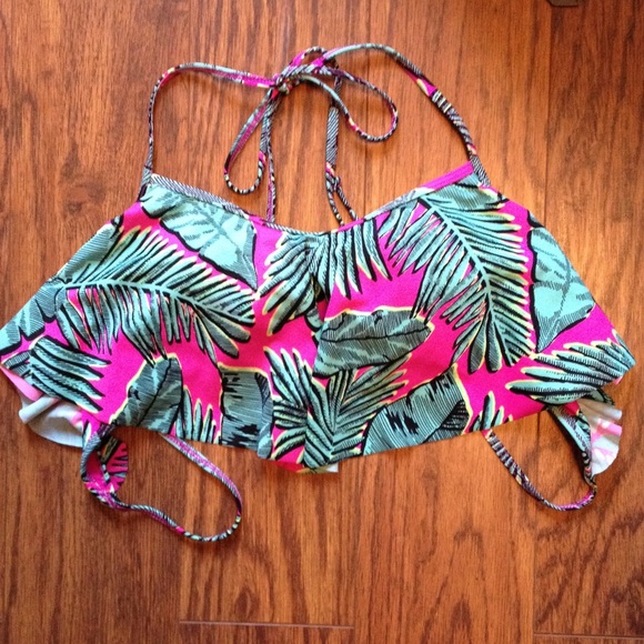 LA hearts bikini top