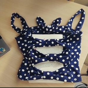 Cute Polka Dots Crop Top