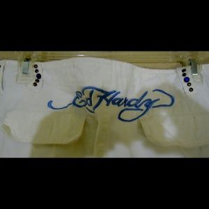 Off White Ed Hardy Cargo Chino Pants Size 31 NWOT
