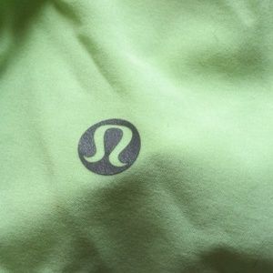 Bright green running shorts