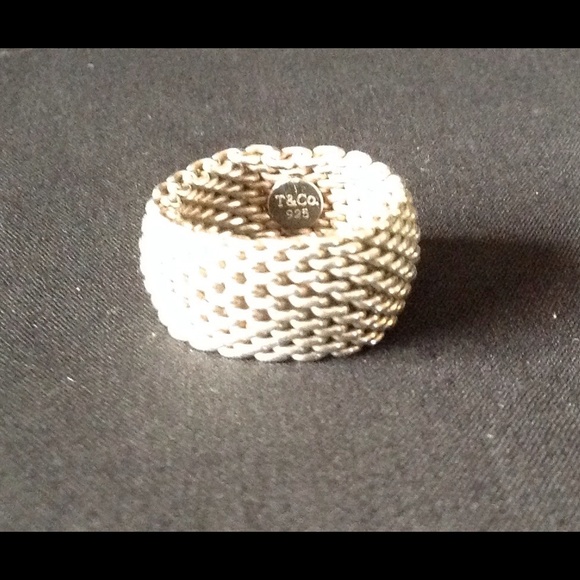 SOLD Authentic Tiffany & Co. Somerset silver ring