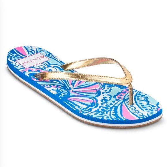 LILLY FOR TARGET FLIP FLOPS SIZE 10