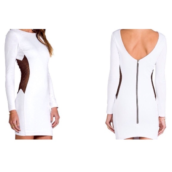 1Day Sale ⛵️Boulee Erika White Mesh Dress - Picture 3 of 4