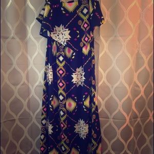 SOLD!! Aztec maxi dress