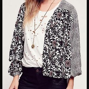 Free people balloon sleeve soft jacket