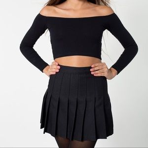 New American Apparel Black Tennis Skirt- M